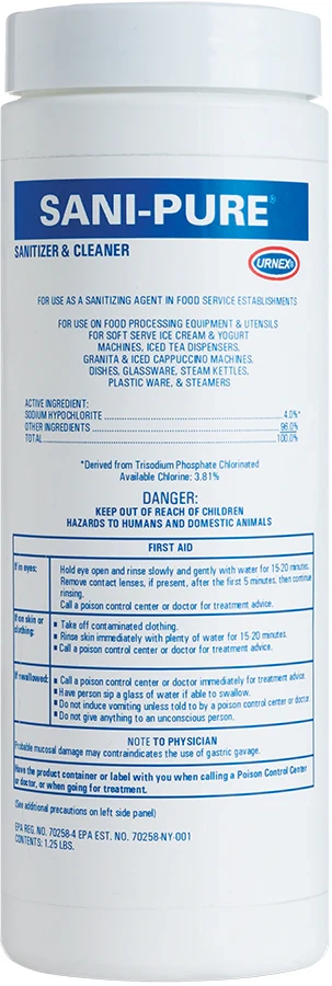 Urnex Sani-Pure Powder Sanitizer 20oz